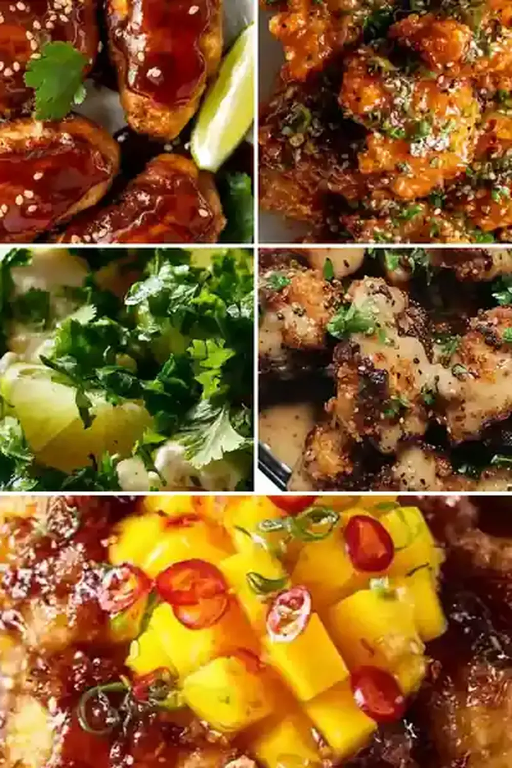 Air Fryer Salmon Bites with Sriracha Honey
