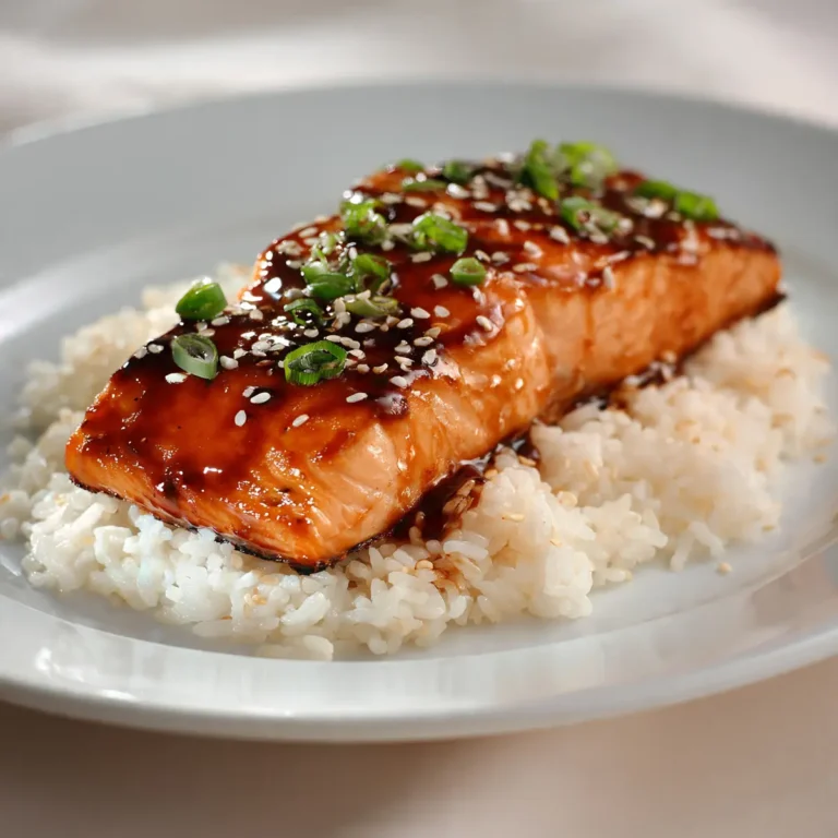 Baked Teriyaki Salmon With Sesame Rice