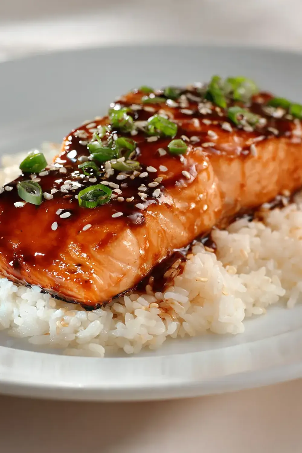 Baked Teriyaki Salmon with Sesame Rice