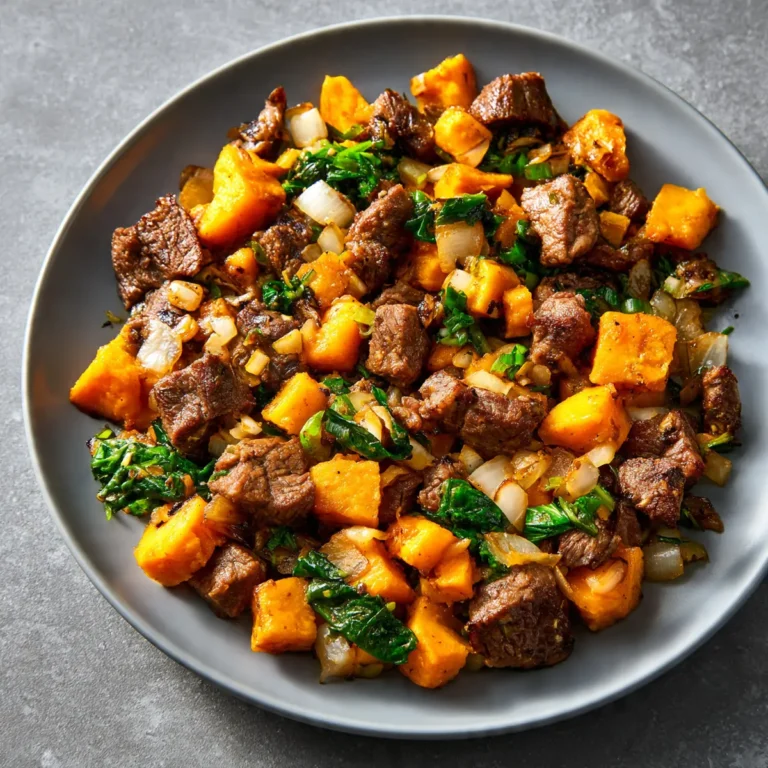 Beef And Sweet Potato Hash (One-Pan)
