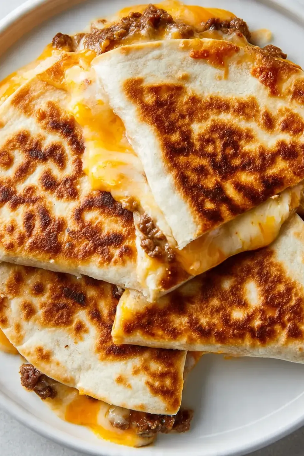 Cheesy Beef Quesadillas (Quick Weeknight Dinner)