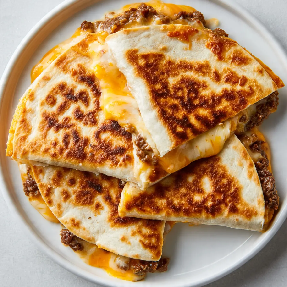 Cheesy Beef Quesadillas (Quick Weeknight Dinner)