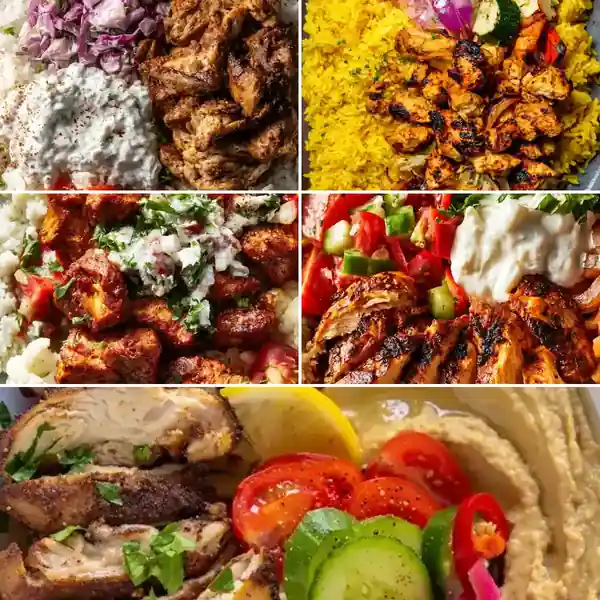 Chicken Shawarma Rice Bowls