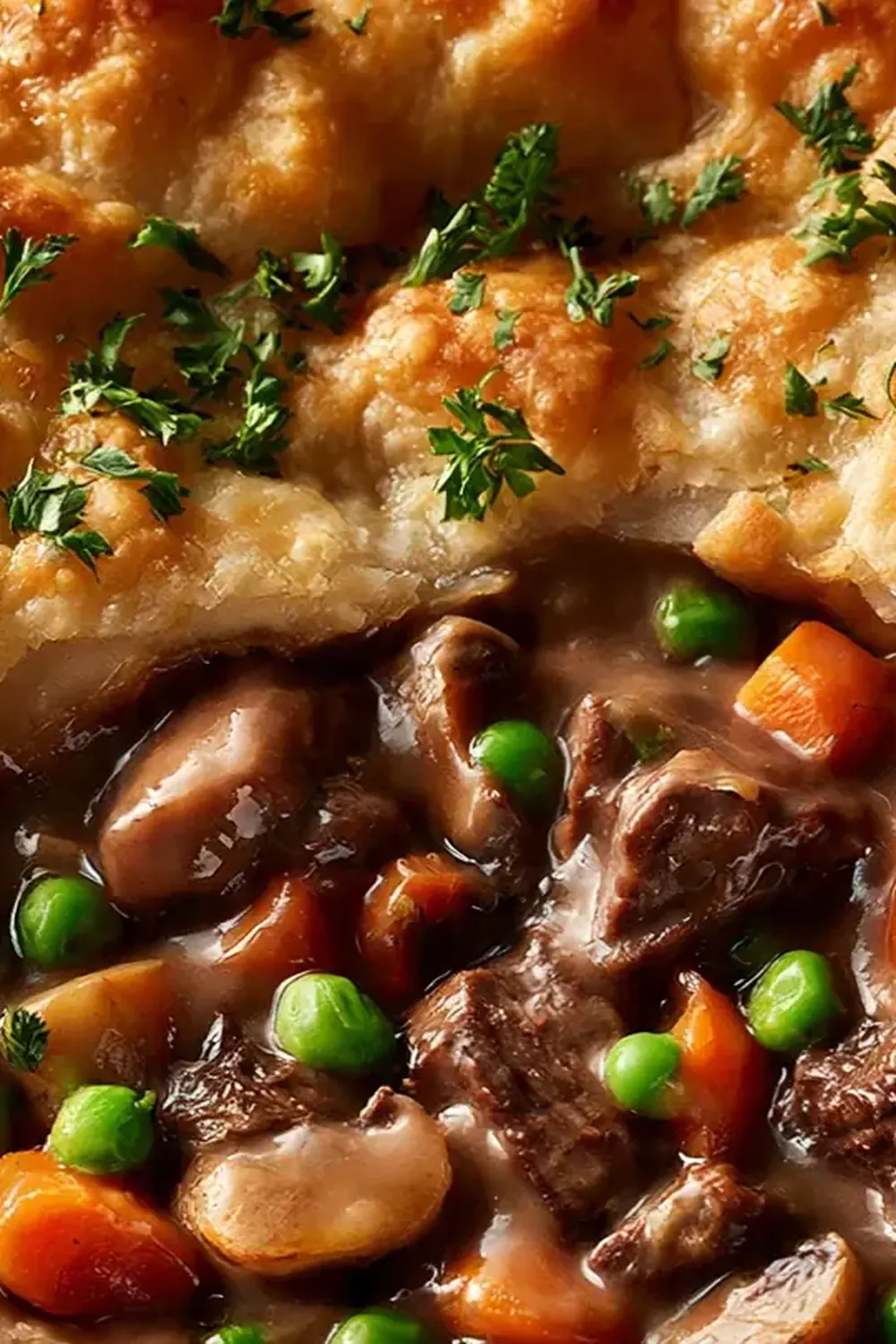 Classic Beef Pot Pie with Flaky Crust