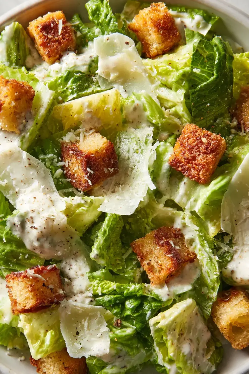 Classic Caesar Salad with Homemade Dressing