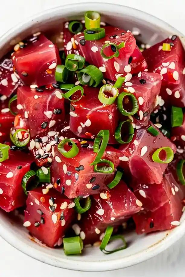 Classic Sesame Ginger Tuna Poke