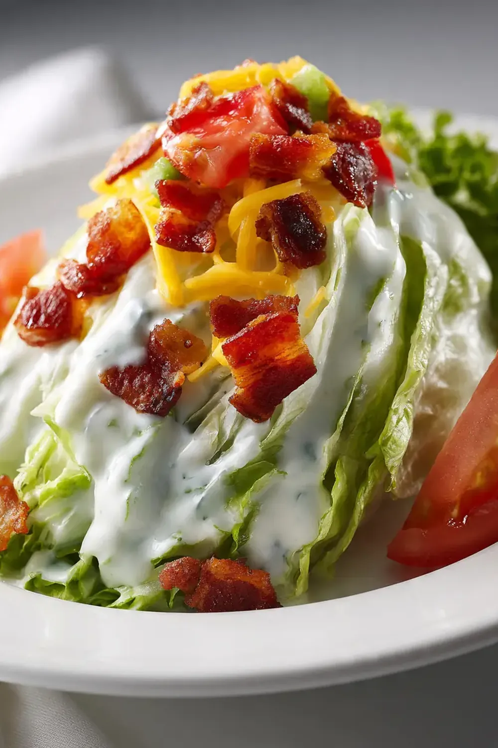 Classic Wedge Salad with Ranch