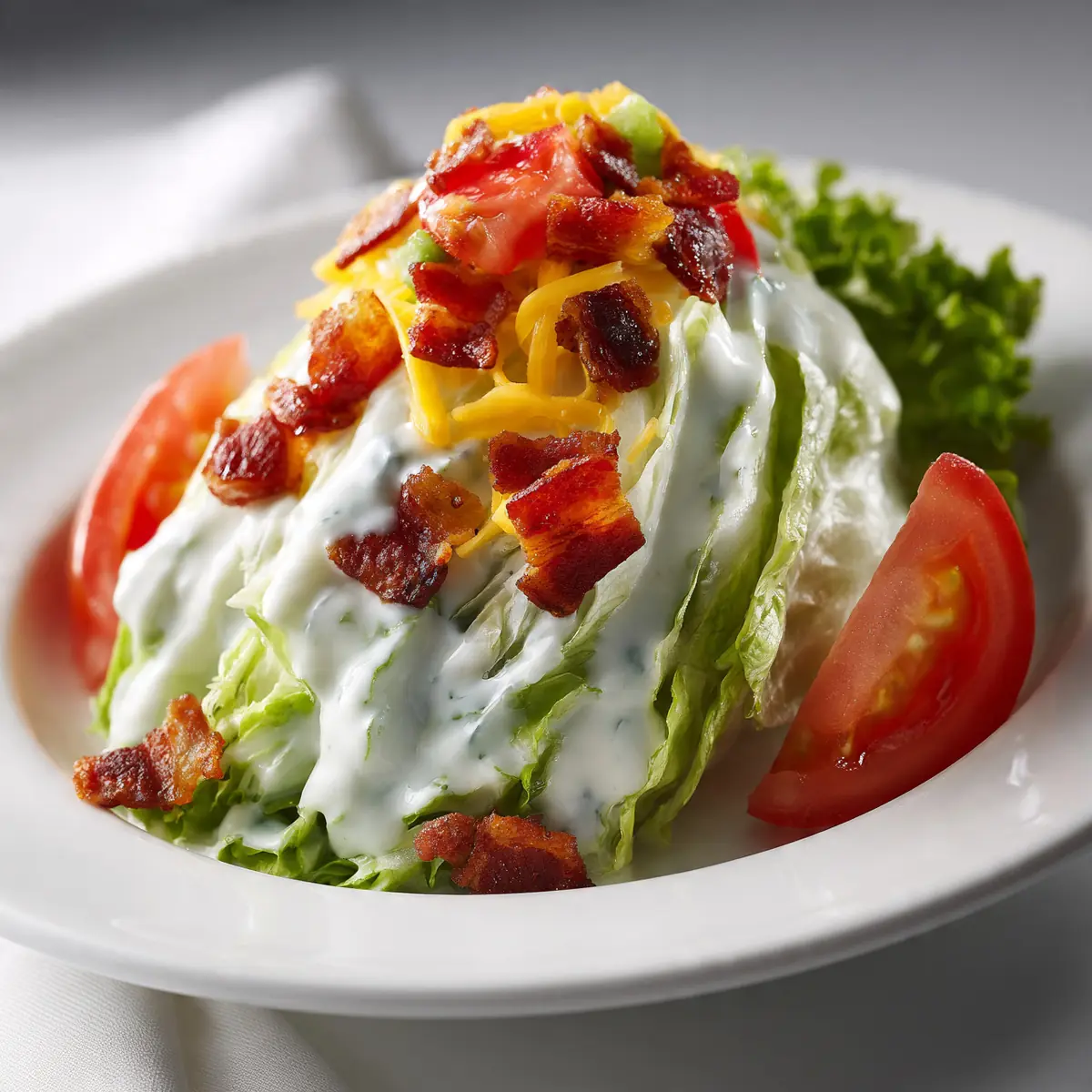 Classic Wedge Salad With Ranch