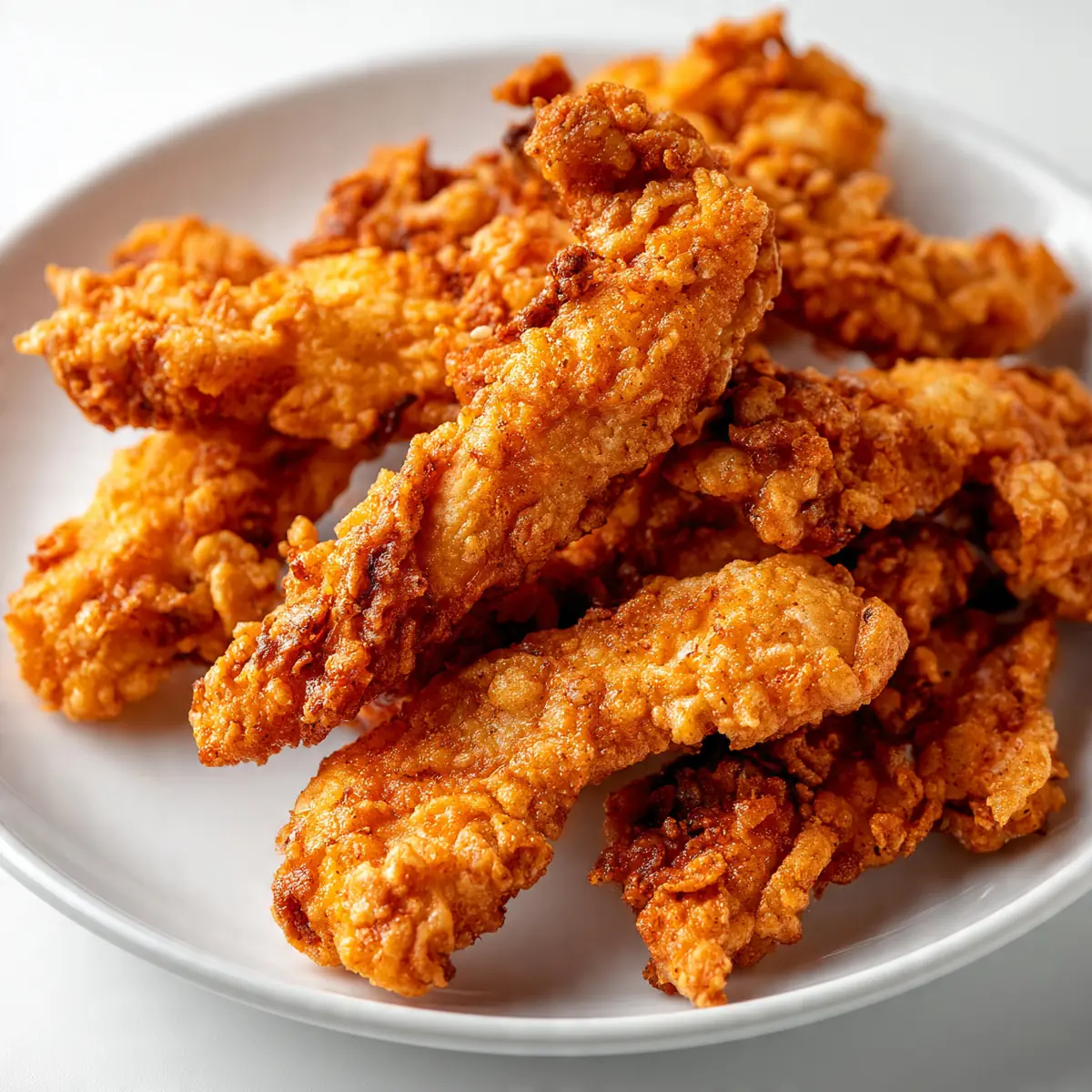 Crispy Buttermilk Fried Chicken Strips