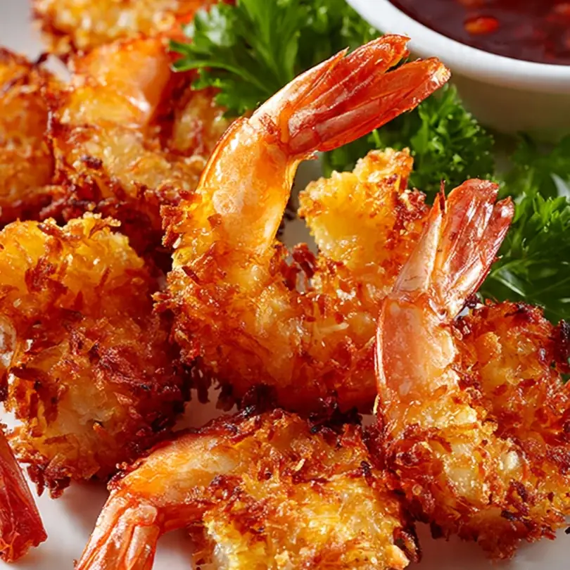 Crispy Coconut Shrimp With Sweet Chili Dip