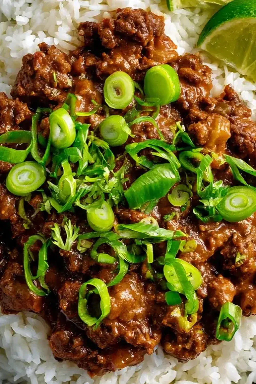 Easy Ground Beef Curry over Rice