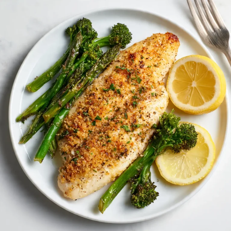 Garlic Parmesan Baked Tilapia
