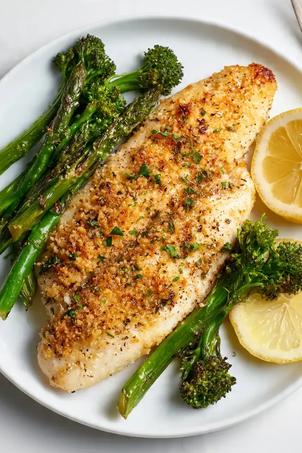 Garlic Parmesan Baked Tilapia