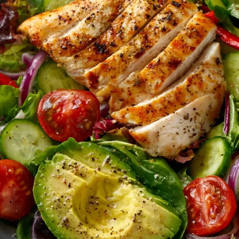 Grilled Chicken Avocado Salad