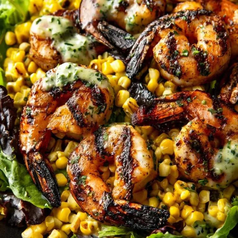 Grilled Shrimp Corn Salad With Lime Vinaigrette
