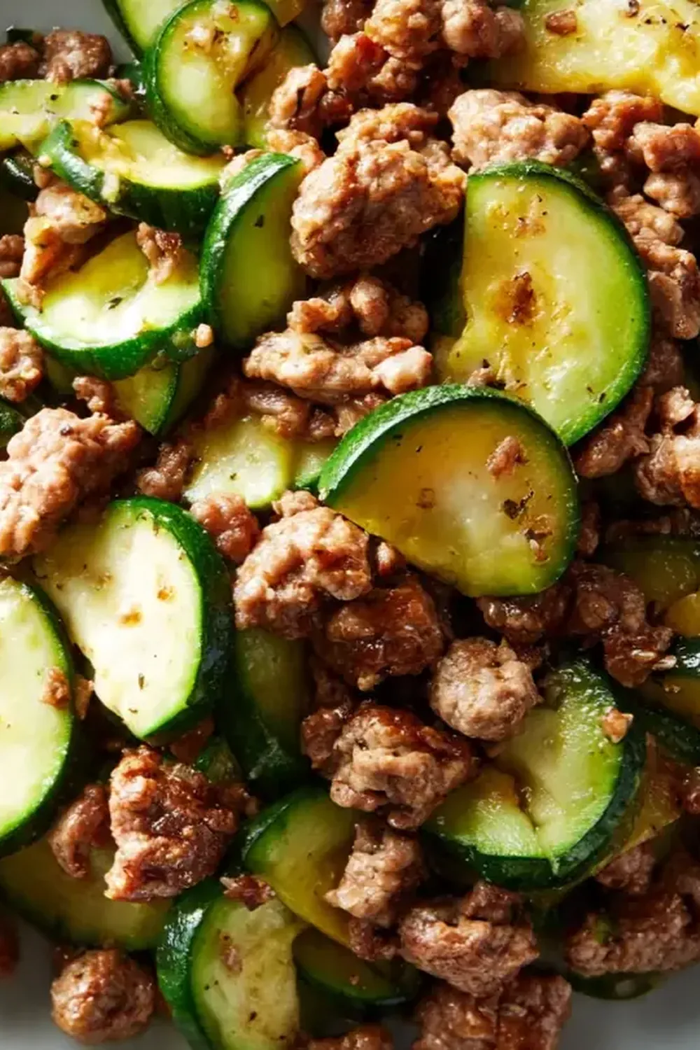 Ground Beef and Zucchini Skillet (Low-Carb)