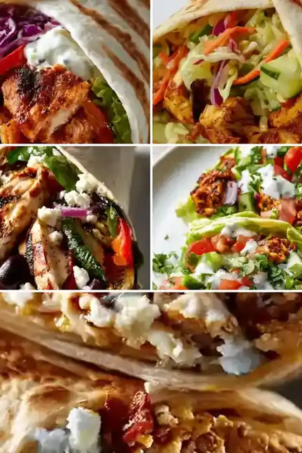 Healthy Baked Chicken Shawarma Wraps