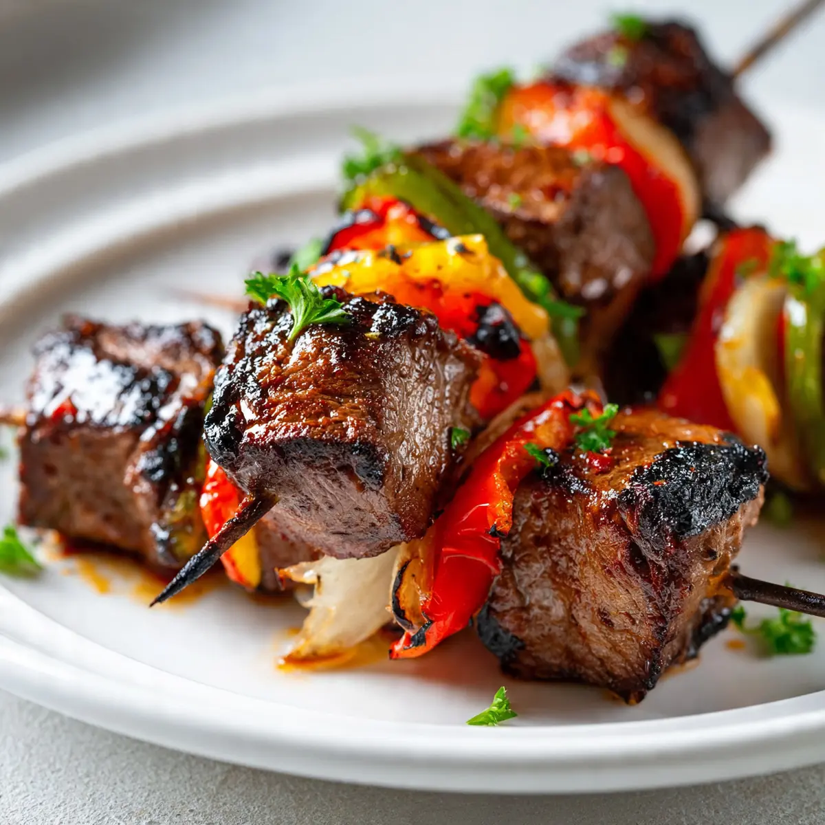 Juicy Beef Shish Kebabs (Grilled)