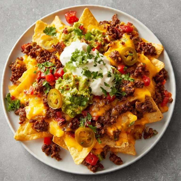 Loaded Beef Nachos