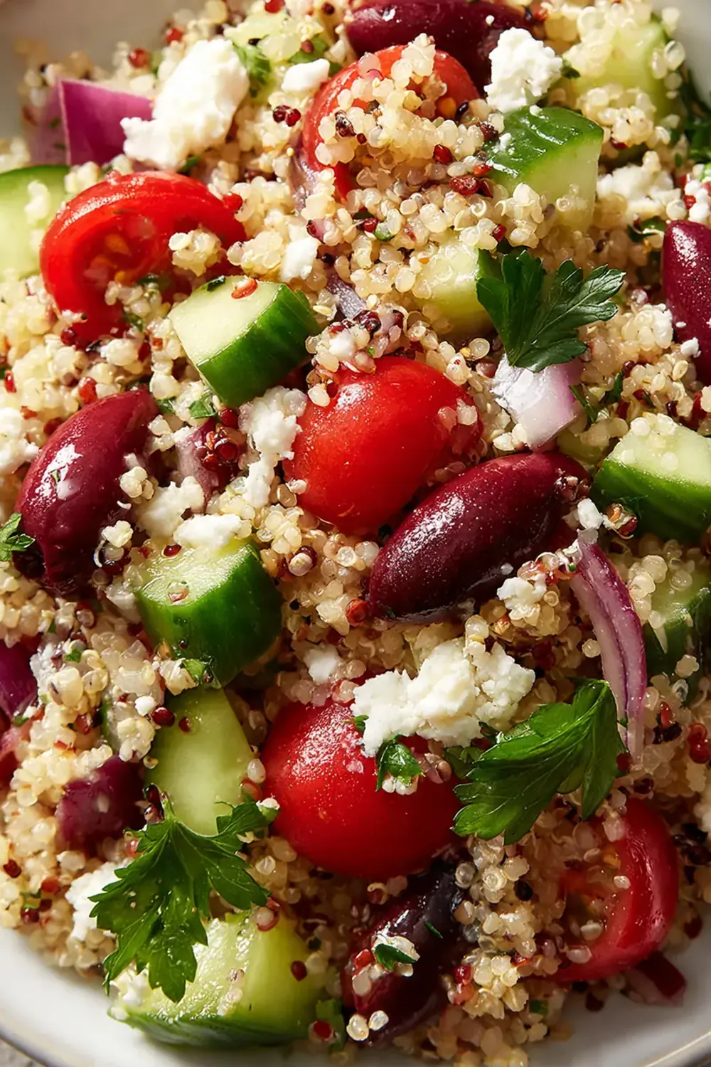 Mediterranean Quinoa Salad with Feta