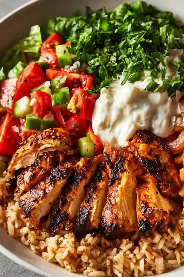 Smoky Chipotle Chicken Shawarma Rice Bowl