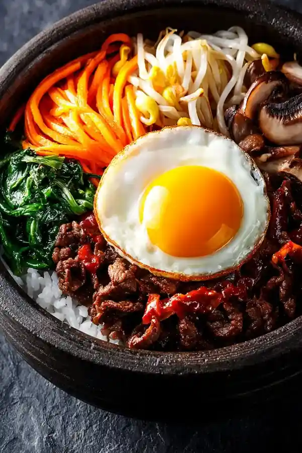 Spicy Beef Bulgogi Bibimbap Bowl