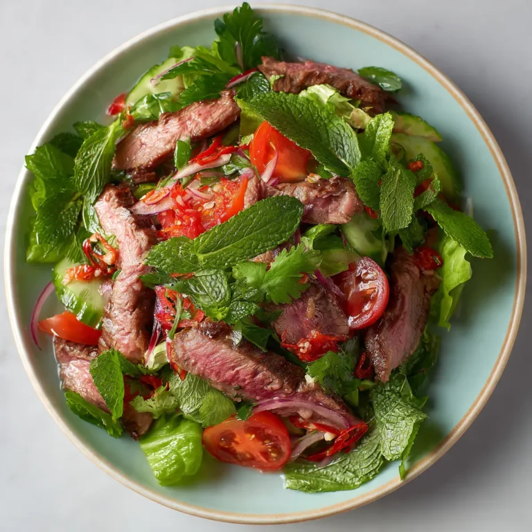Spicy Thai Beef Salad (Yum Nua)