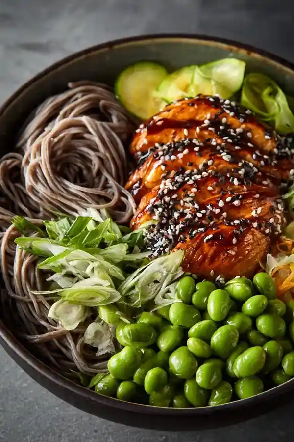 Teriyaki Chicken Soba Noodle Bowl