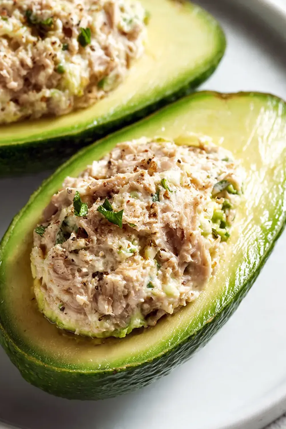 Tuna Stuffed Avocados (High-Protein Lunch)
