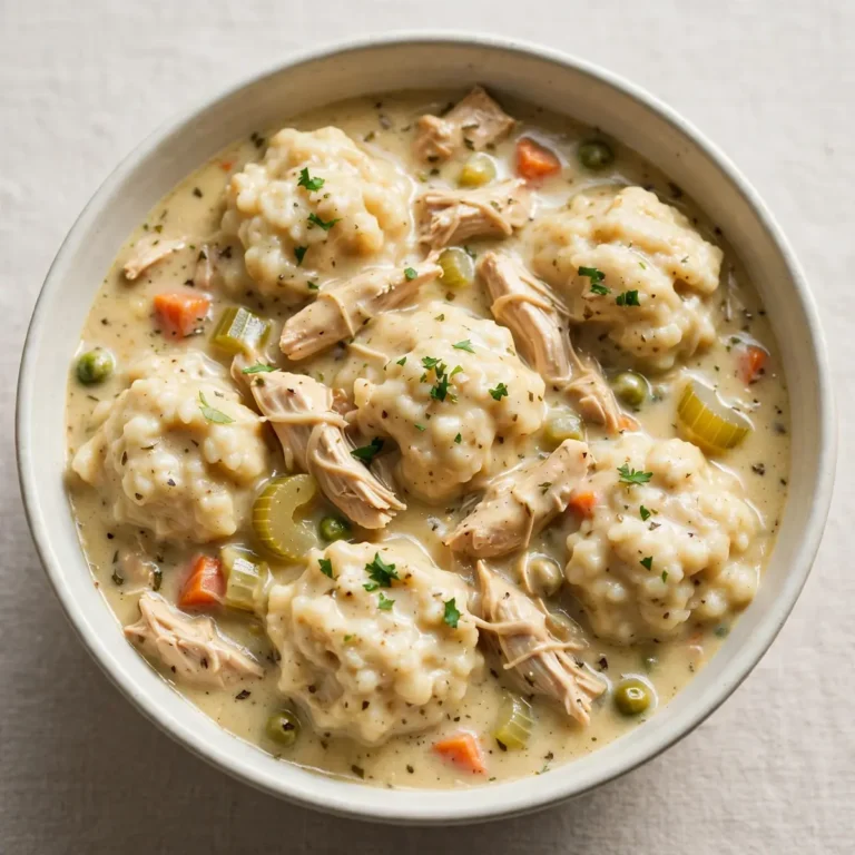 5-Ingredient Slow Cooker Chicken and Dumplings For Busy Nights