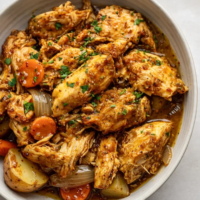 5-Minute Prep Slow Cooker Honey Mustard Chicken