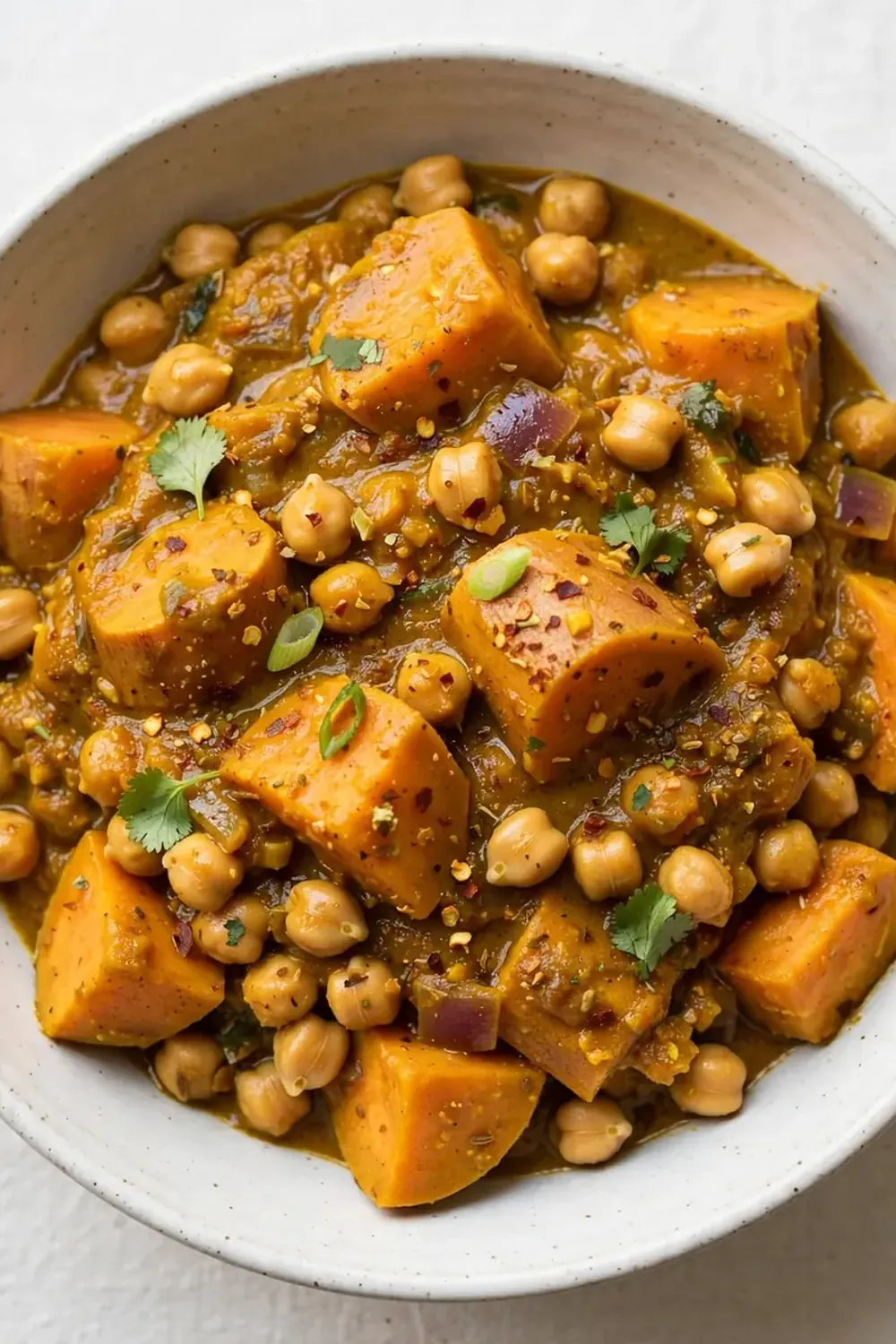 Dump-and-Go Slow Cooker Sweet Potato and Chickpea Curry