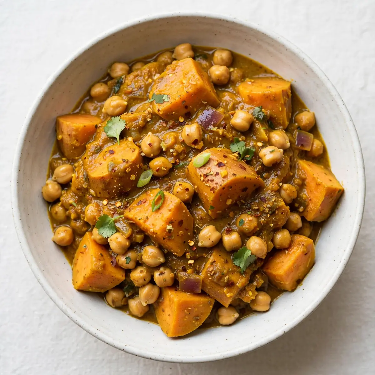 5-Minute Prep Slow Cooker Sweet Potato and Chickpea Curry