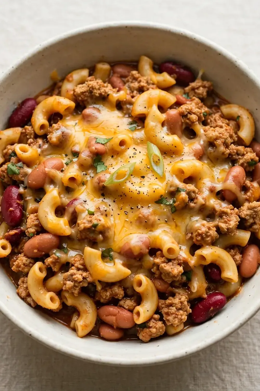 Dump-and-Go Slow Cooker Turkey Chili Mac