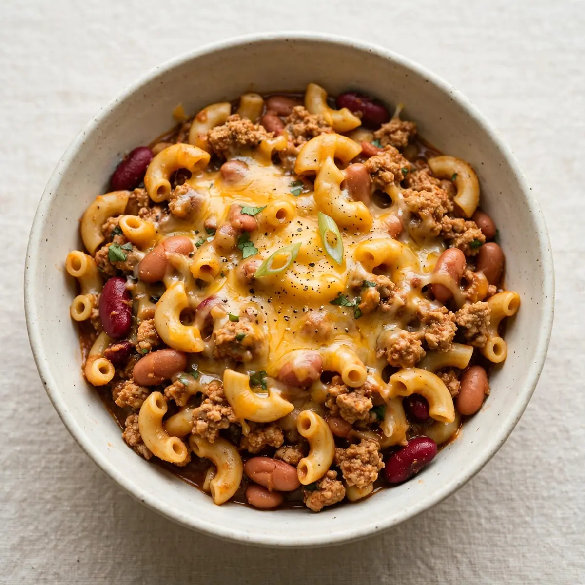5-Minute Prep Slow Cooker Turkey Chili Mac