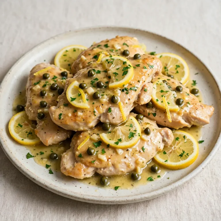 Crockpot Chicken Piccata: Speedy Weeknight Lemon Dinner