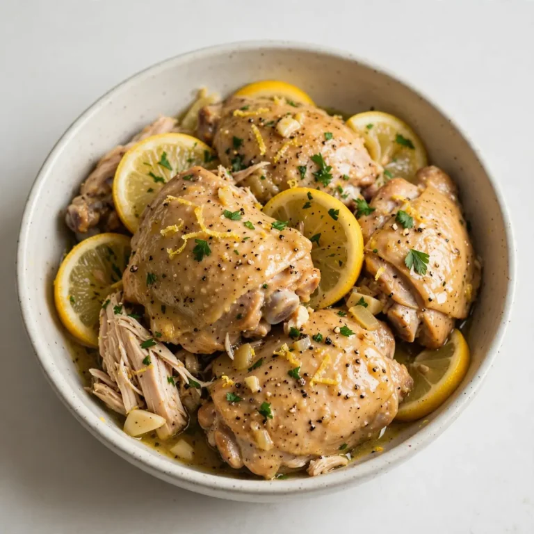 Crockpot Lemon Pepper Chicken for Busy Weeknights