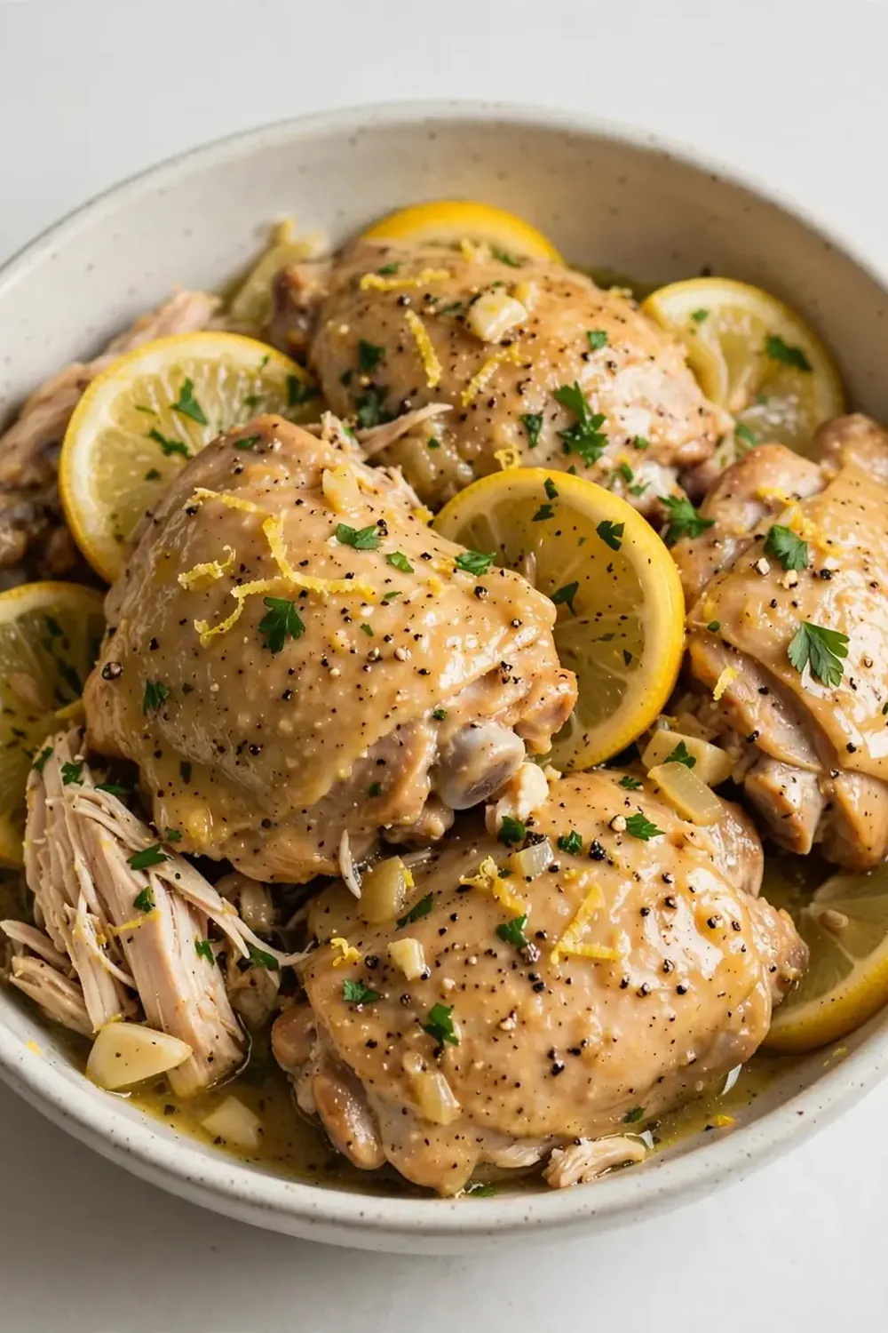 Crockpot Lemon Pepper Chicken