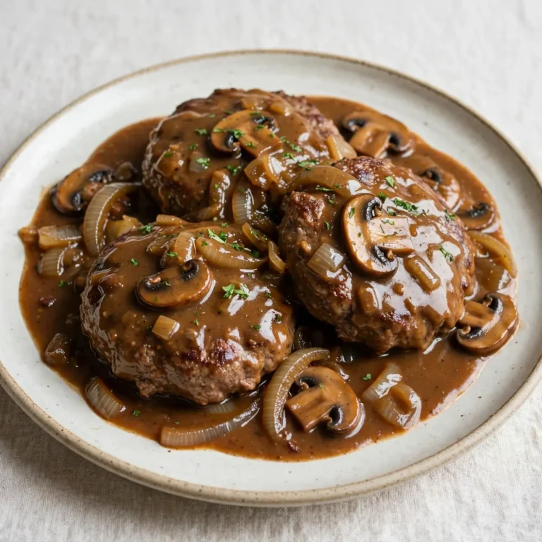 Crockpot Salisbury Steak Busy Family Weeknight Dinner