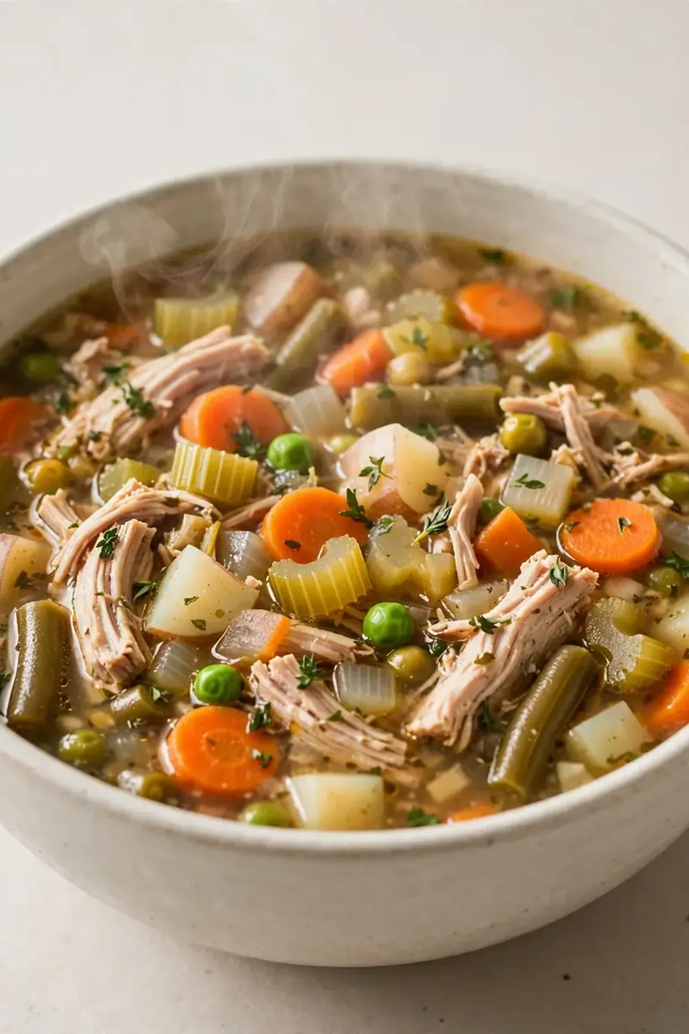 Crockpot Turkey Vegetable Soup