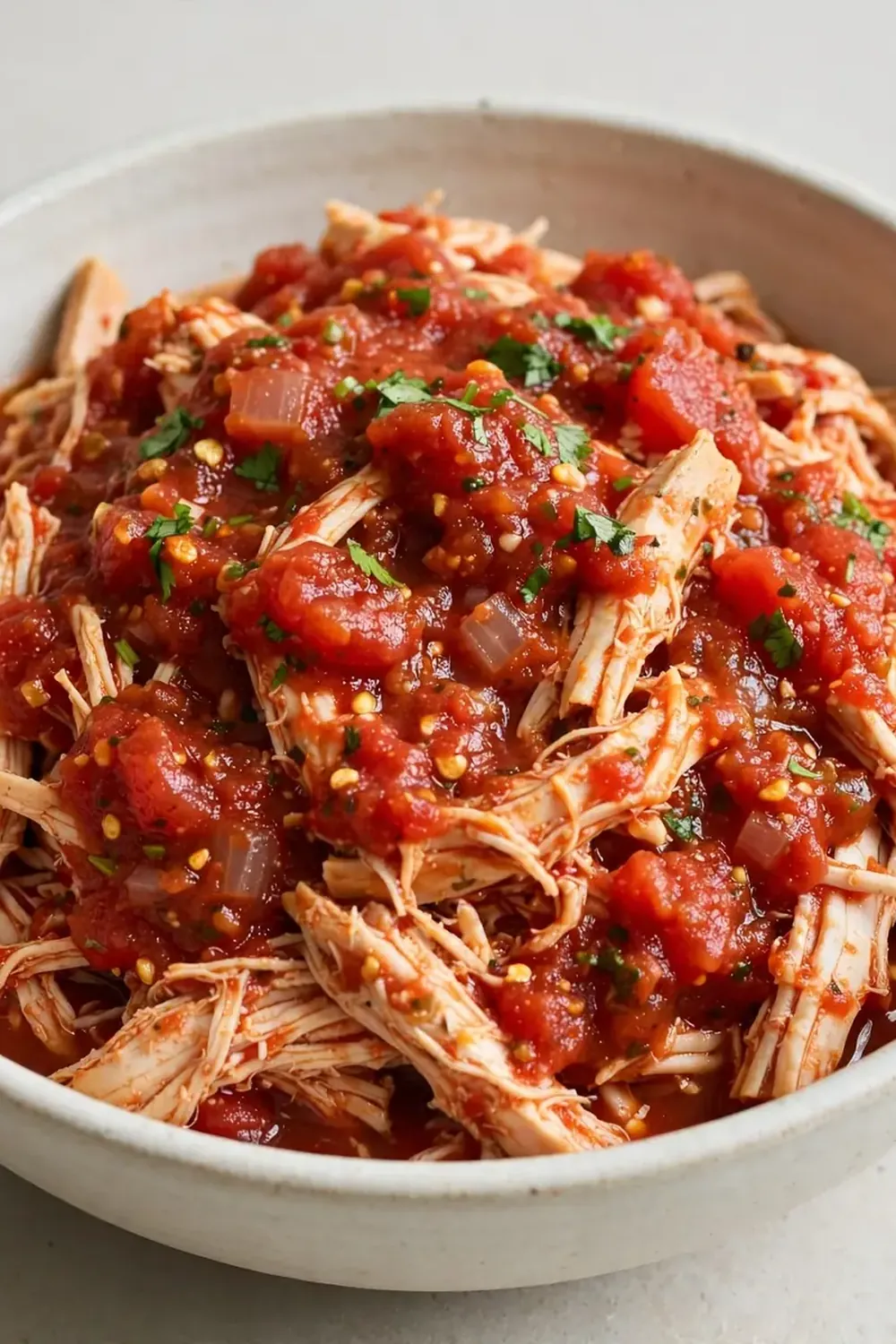 Dump-and-Go Crockpot Salsa Chicken