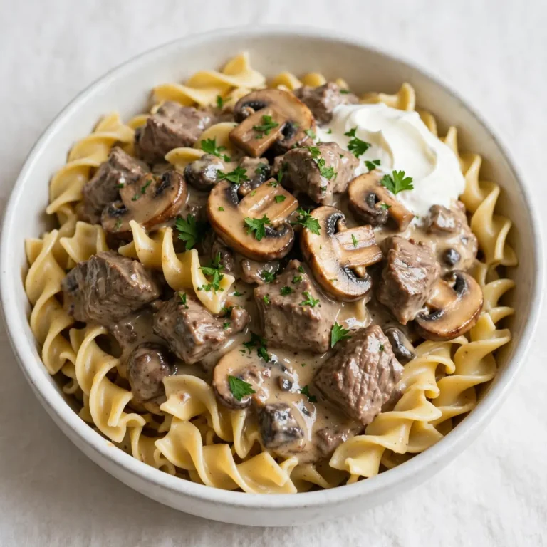 Easy Slow Cooker Beef Stroganoff for Busy Weeknights