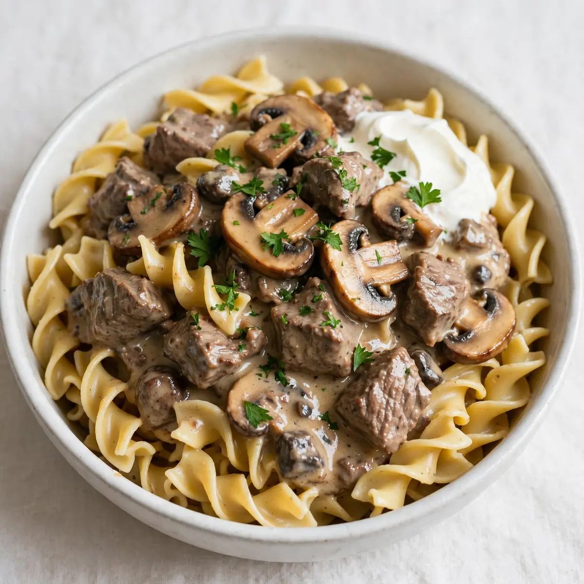 Easy Slow Cooker Beef Stroganoff for Busy Weeknights