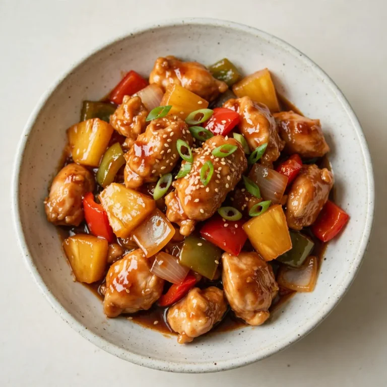 Easy Slow Cooker Sweet and Sour Chicken