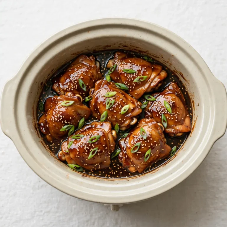 Easy Slow Cooker Teriyaki Chicken Thighs