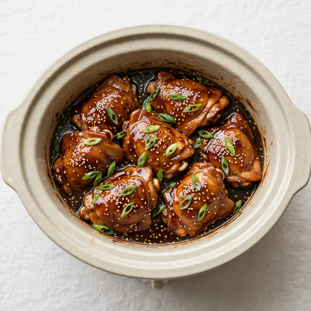 Easy Slow Cooker Teriyaki Chicken Thighs