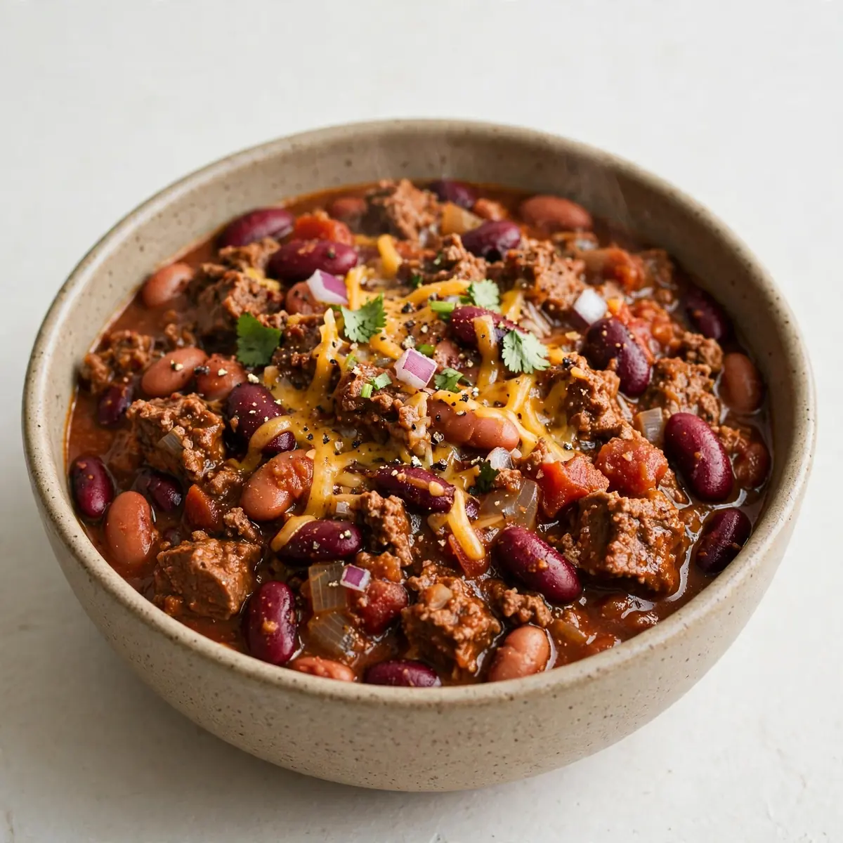 Easy Weeknight Crockpot Beef Chili with Beans