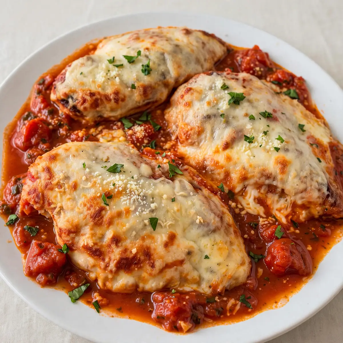 Easy Weeknight Crockpot Chicken Parmigiana
