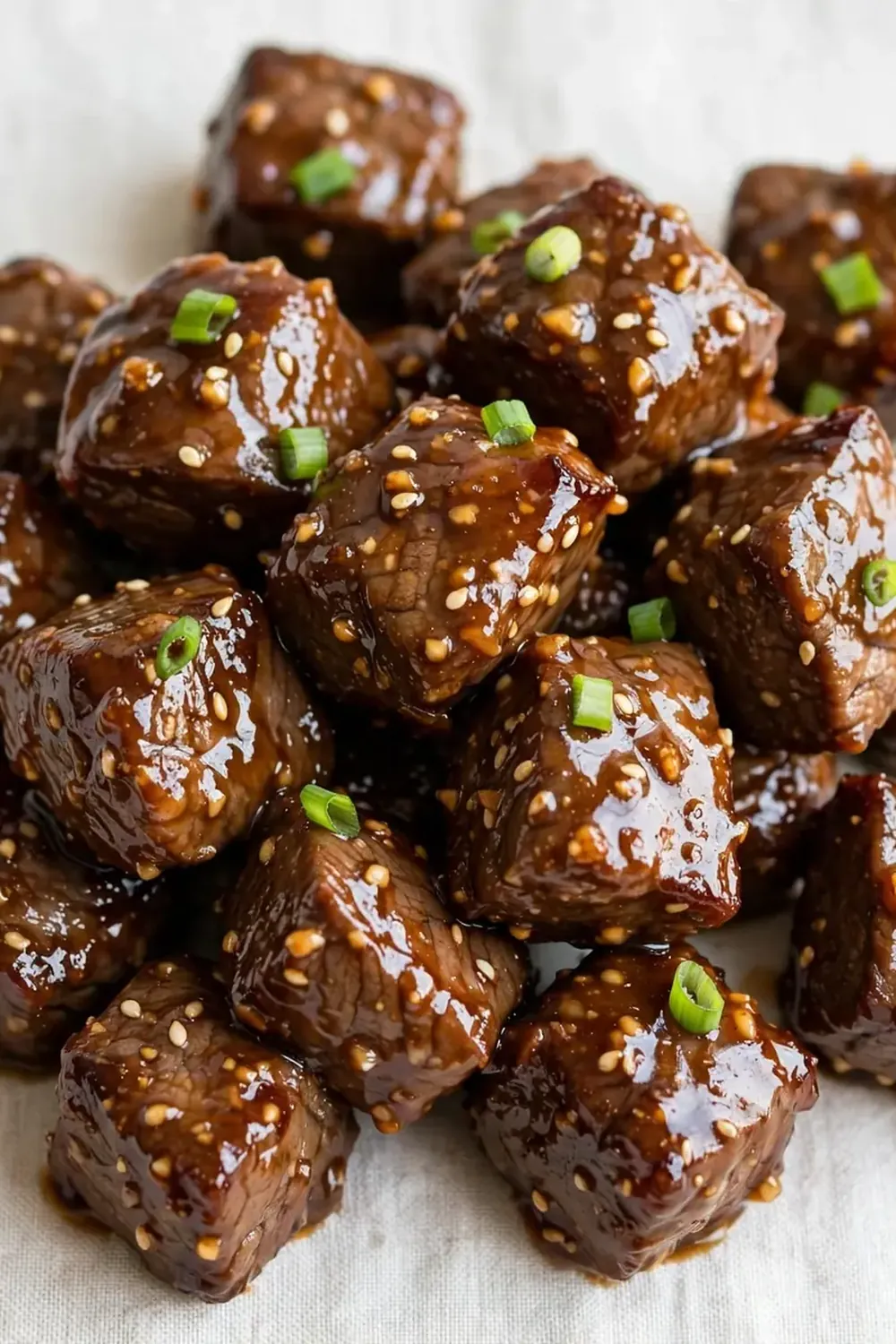Crockpot Honey Garlic Beef Bites