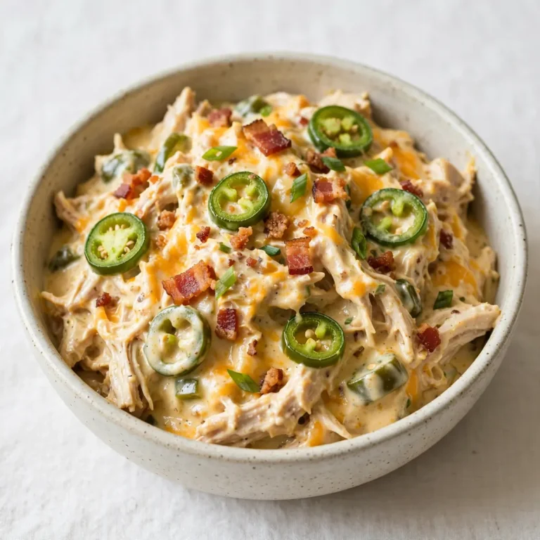 Quick Slow Cooker Creamy Jalapeño Popper Chicken